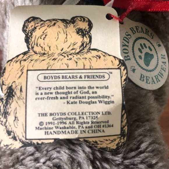 Vintage Boyds Bears: Bears in the Attic Elephant Republic rag doll - Picture 6 of 8